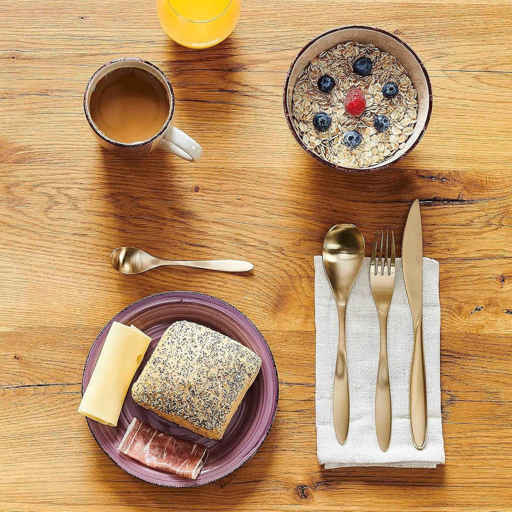 MÄSER 931950 Bel Tempo II serviciu de mic dejun pentru 6 persoane în aspect vintage, ceramică pictată manual Seturi vesela masa Naty Shop