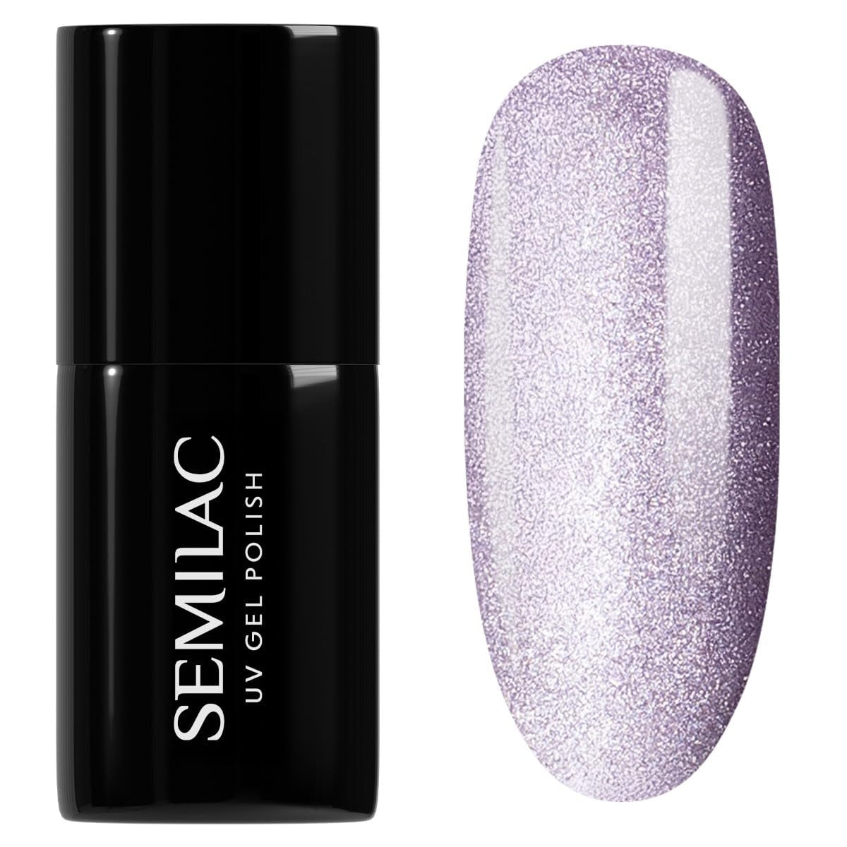 Semilac UV körömlakk 664 Lilac Gloss 7 ml – Macskaszem hatás, egyedi tükröződések mágneses eszközzel – Gloss Gala Collection