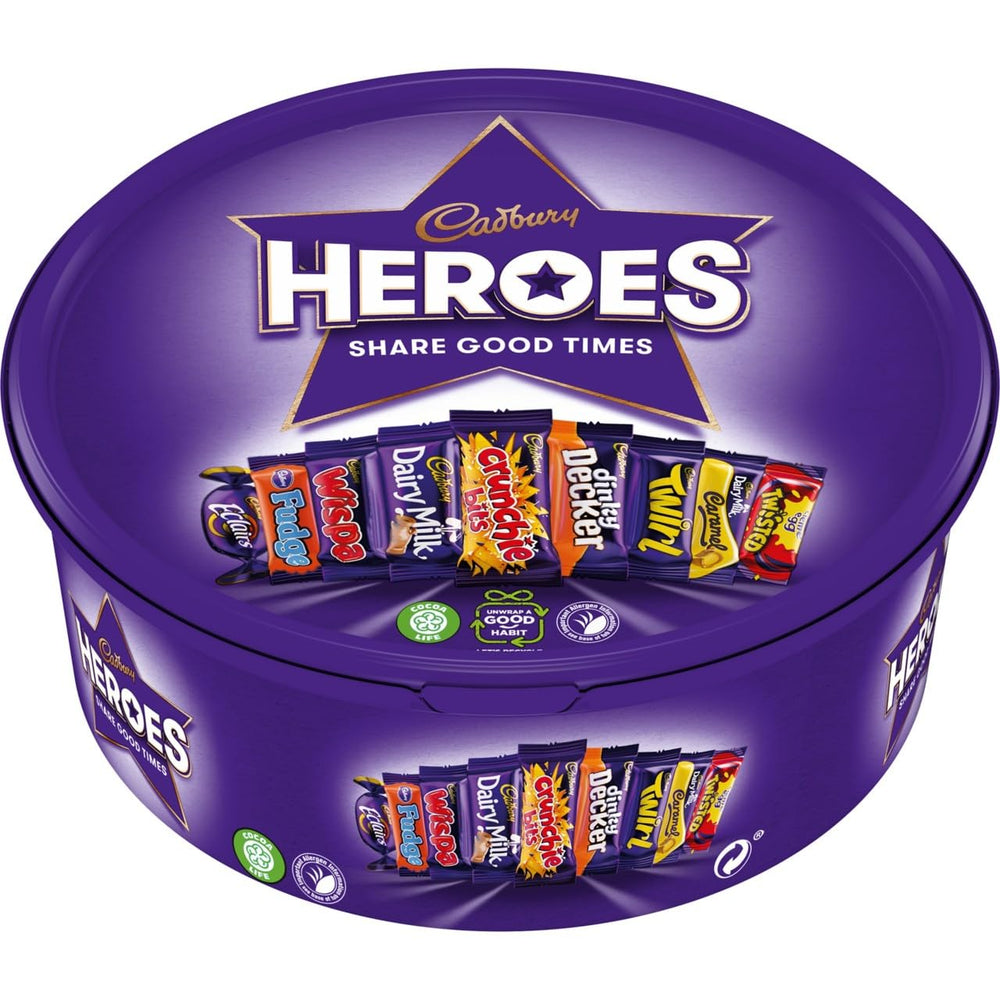Csokoládé doboz Heroes 550g