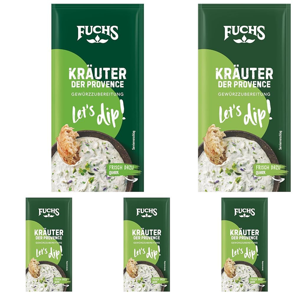 Fuchs Gewürze – Merítsünk! Kräuter der Provence Gewürzzubereitung, Gewürz für Kräuterquarkdip, 7,5 g a tasakban