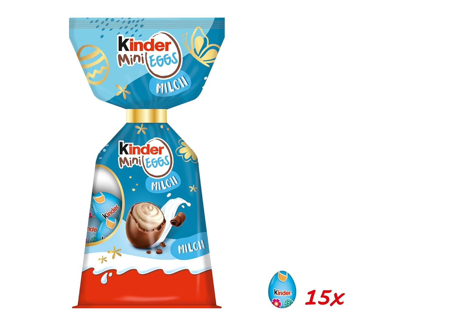 Kinder Mini Eggs Milk | 85g – Finom húsvéti csokoládé tojás – Húsvéti édességek – Tejcsokoládéval bevont sima tejes töltelék – Tökéletes a húsvéti kosárba – Megosztás