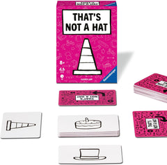 Ravensburger - 20954 That's Not a Hat - Bulijáték, Kártyajáték 3-8 játékos számára, Szórakoztató szórakozás 8 éves kortól - Születésnapi ajándékok