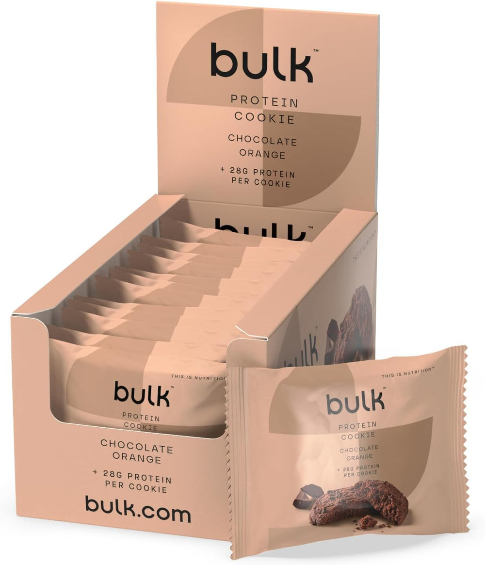 Fursec proteic vrac, biscuiți cu ciocolată albă și zmeură, 12 bucăți, ambalajul poate varia