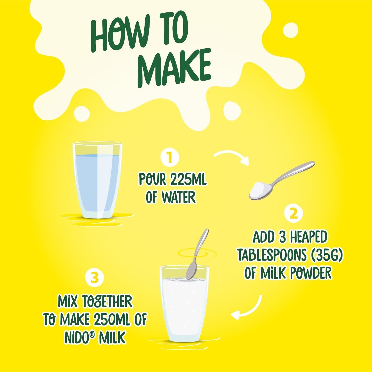 Instant Vollmilchpulver, Ersatz für frische Milch, für Tea és Kávé, 1,8 kg Adag