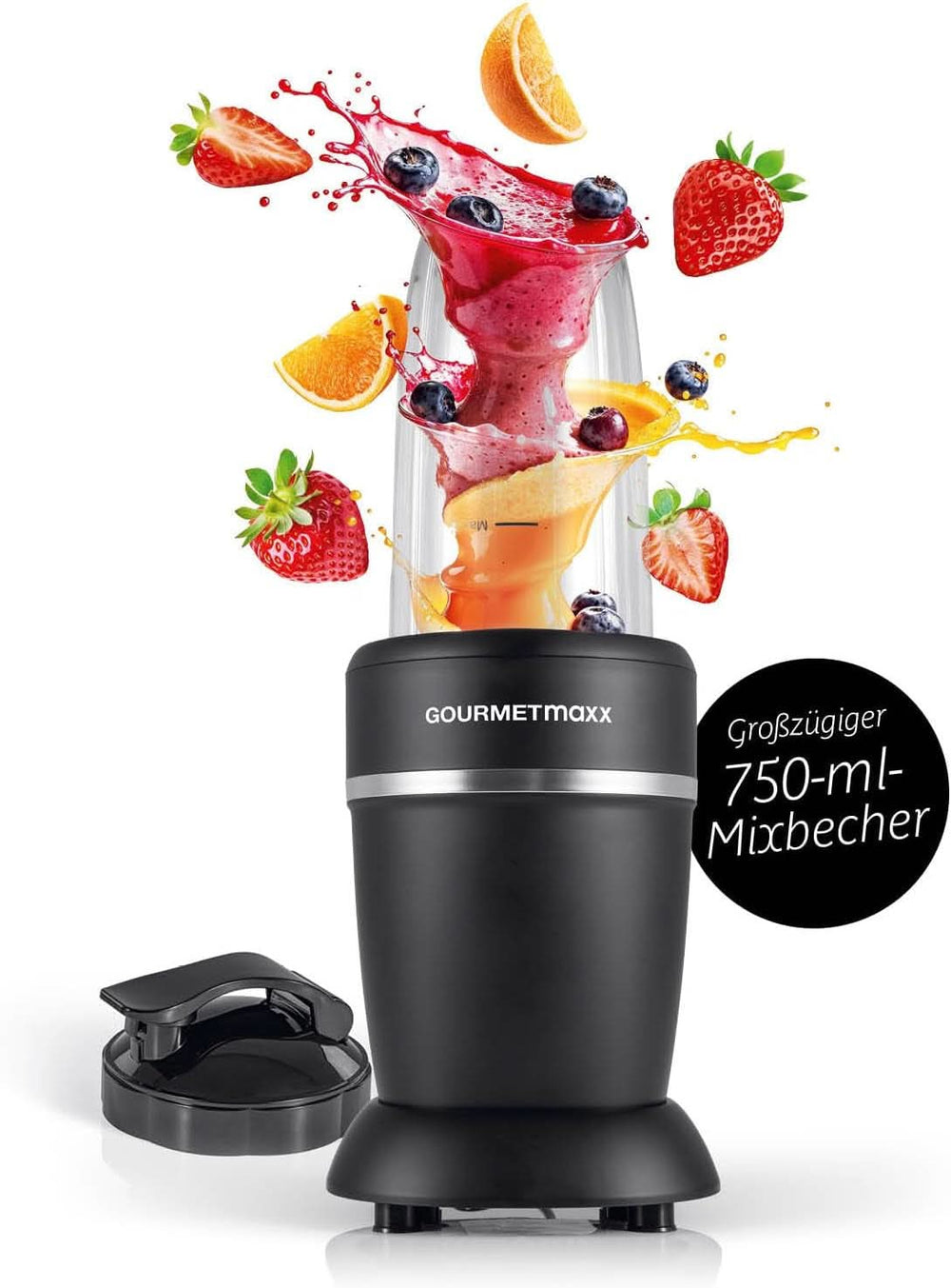 Gourmetmaxx Mr Magic Blender, Smoothie Maker Xxl Naty Shop kiegészítő csomaggal