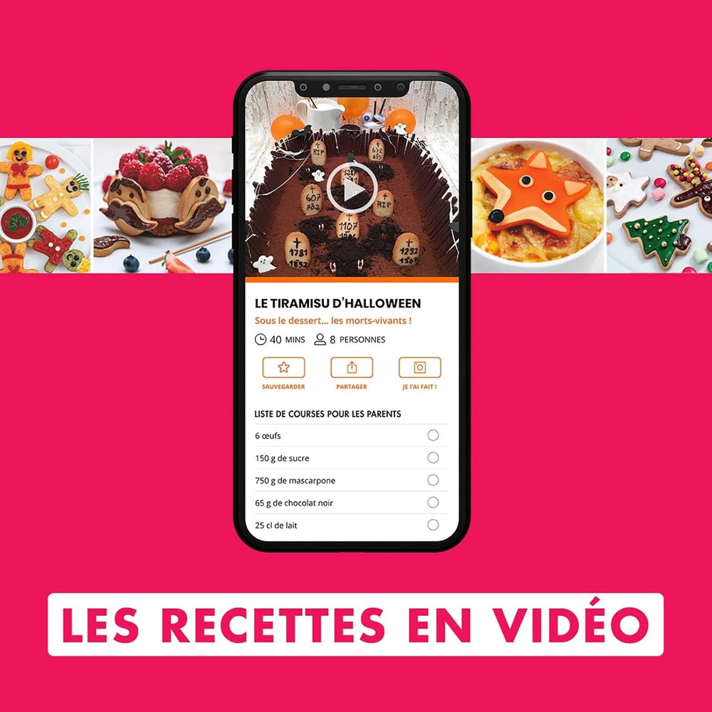 Chefclub Kids – Set de gătit pentru copii cu 10 forme de biscuiți și carte de rețete – Teme: Sărbători și ocazii speciale – Activitate jucăușă și creativă pentru familie – Vârste 4 ani și peste