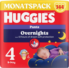 Huggies éjszakai nadrág 4-es méret (9-14 kg), havi pelenkázó doboz, 104 darab Anya és Baba Naty Shop
