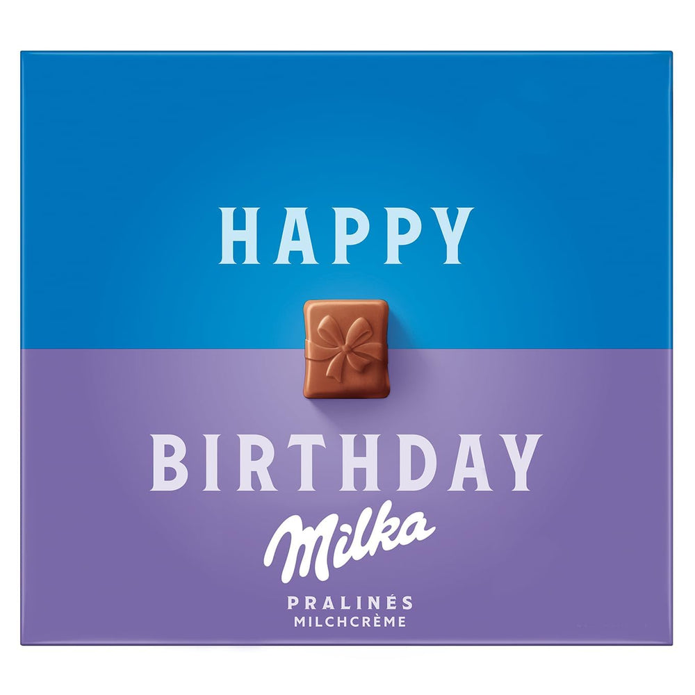 Praliné Milka Gratulálunk – Alpesi tejcsokoládé finom tejszínes töltelékkel – 10 x 110g