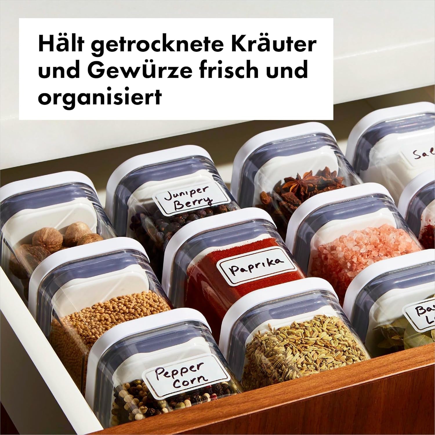 OXO 11236100V1UK Recipient pentru depozitarea alimentelor, plastic, transparent Cutii depozitare alimente Naty Shop