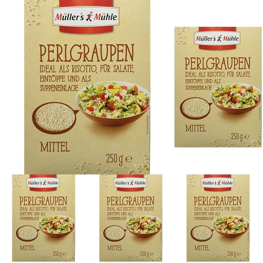 Müller's Mühle gyöngy árpa, 250g (5 db-os csomag)