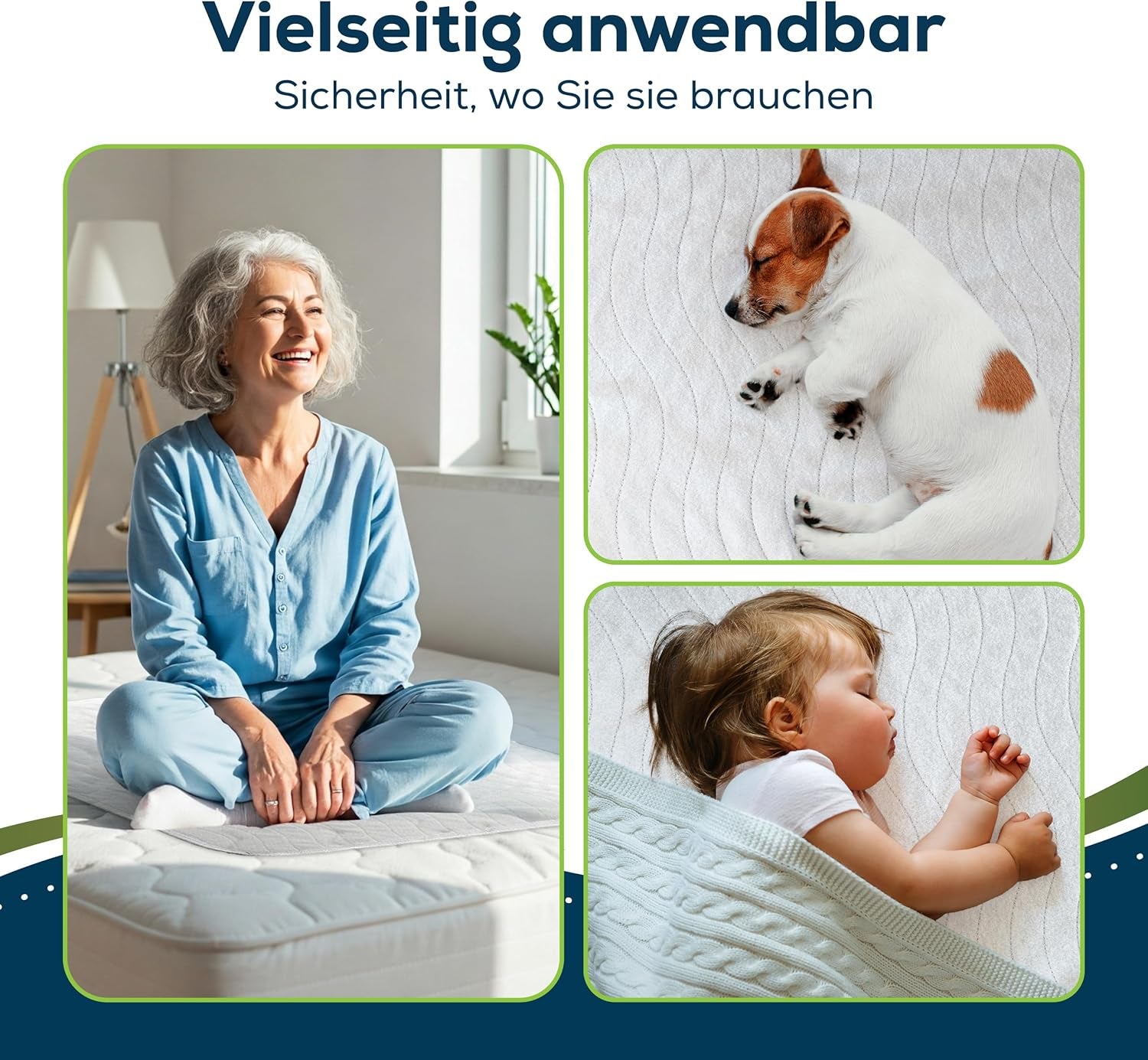 Sensalou Inkontinencia Matrac 90x160cm Vízálló Inkontinencia Matrac Mosható Légáteresztő