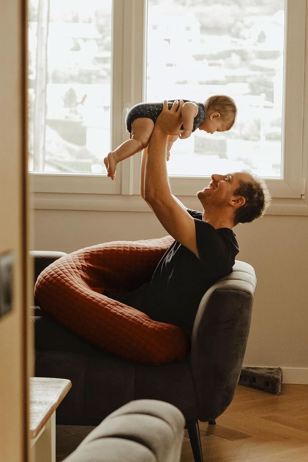 Red Castle - Kismama és szoptató párna, 170 cm Kiegészítők Étel és Szoptatás Bebe Naty Shop