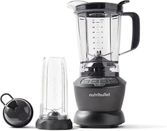Nutribullet teljes méretű turmixgép, elektrischer keverő, többfunkciós Stabmixer, professzionális keverő, 1000 Watt Leistung, 1,6 literes Becher, Grau, NBF450DG Kitchen Naty Shop
