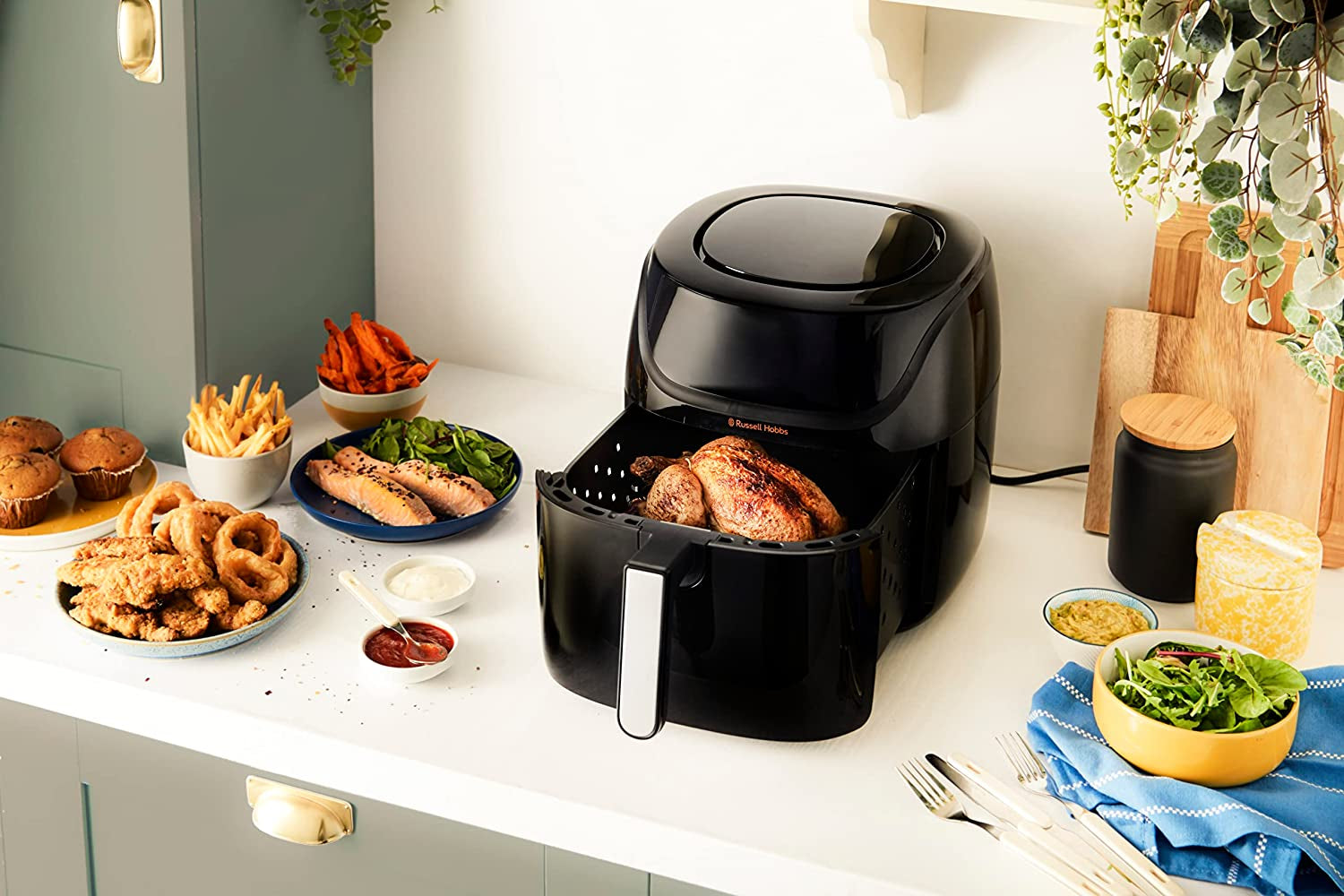 Russell Hobbs Air Fryer L 4L Rapid Airfryer, 7 főzési funkció, 10 program Háztartási gépek Naty Shop
