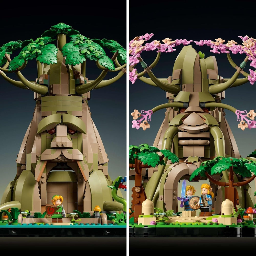LEGO The Legend of Zelda Deku Tree 2-Az 1-ben - gyűjthető darab Zelda hercegnővel és 3 Link minifigurával - építőkészlet felnőtteknek és ajándékötlet videojáték-rajongóknak - 77092 Építőkészlet Besuche den LEGO-Store