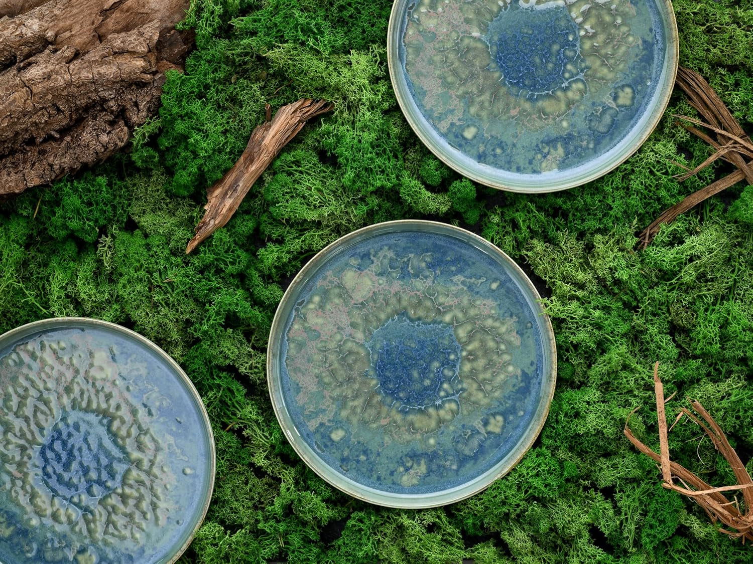 Creatable, 22447, Serie Yuki, 8-Teiliges Geschirrset Für 2 Personen, Teller Set Aus Steinzeug, Spülmaschinen- Und Mikrowellengeeignet, Made in Portugal Seturi vesela masa Naty Shop