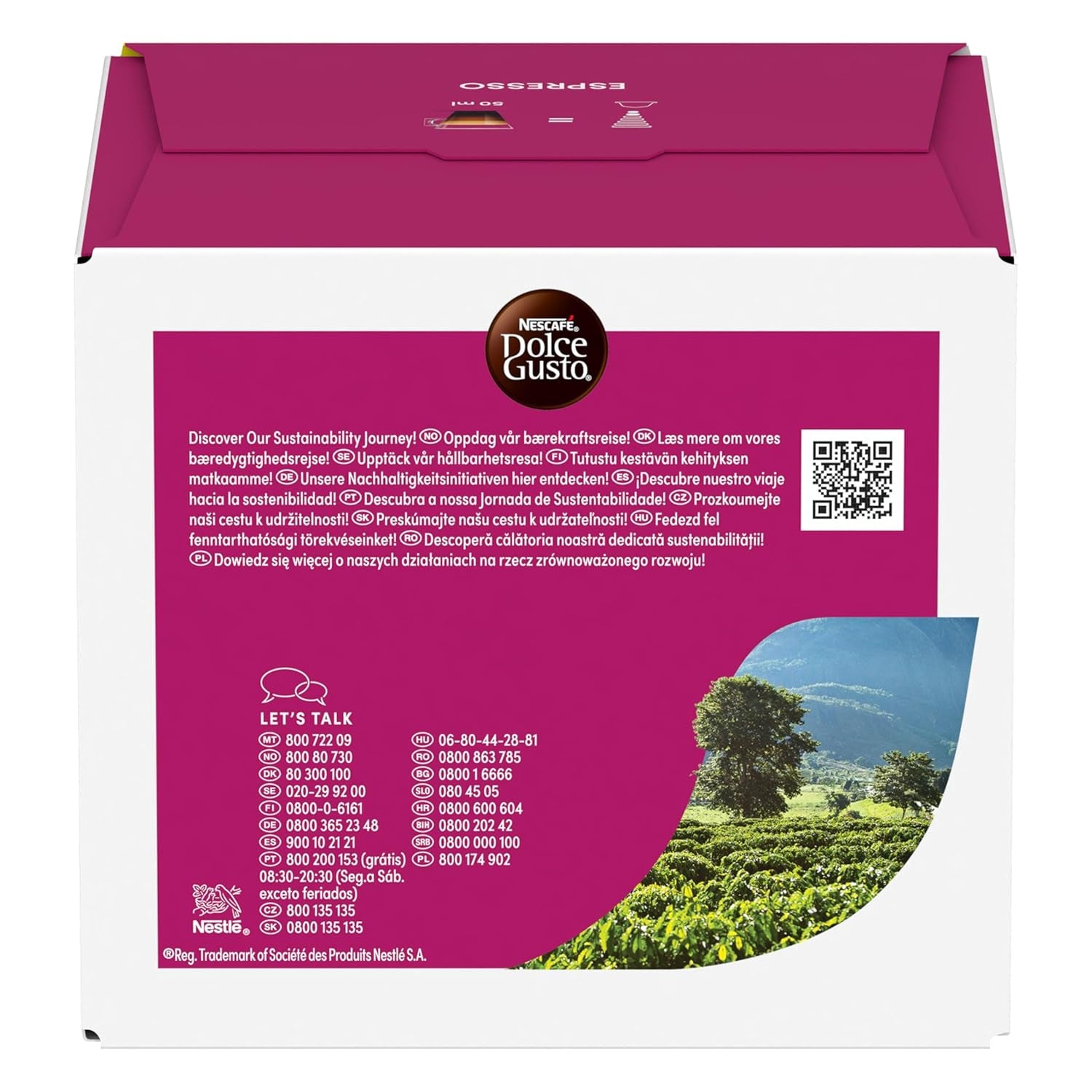 NESCAFÉ DOLCE GUSTO Espresso Kaffeekapseln 3er Vorratspack (3 x 30 Kapseln)