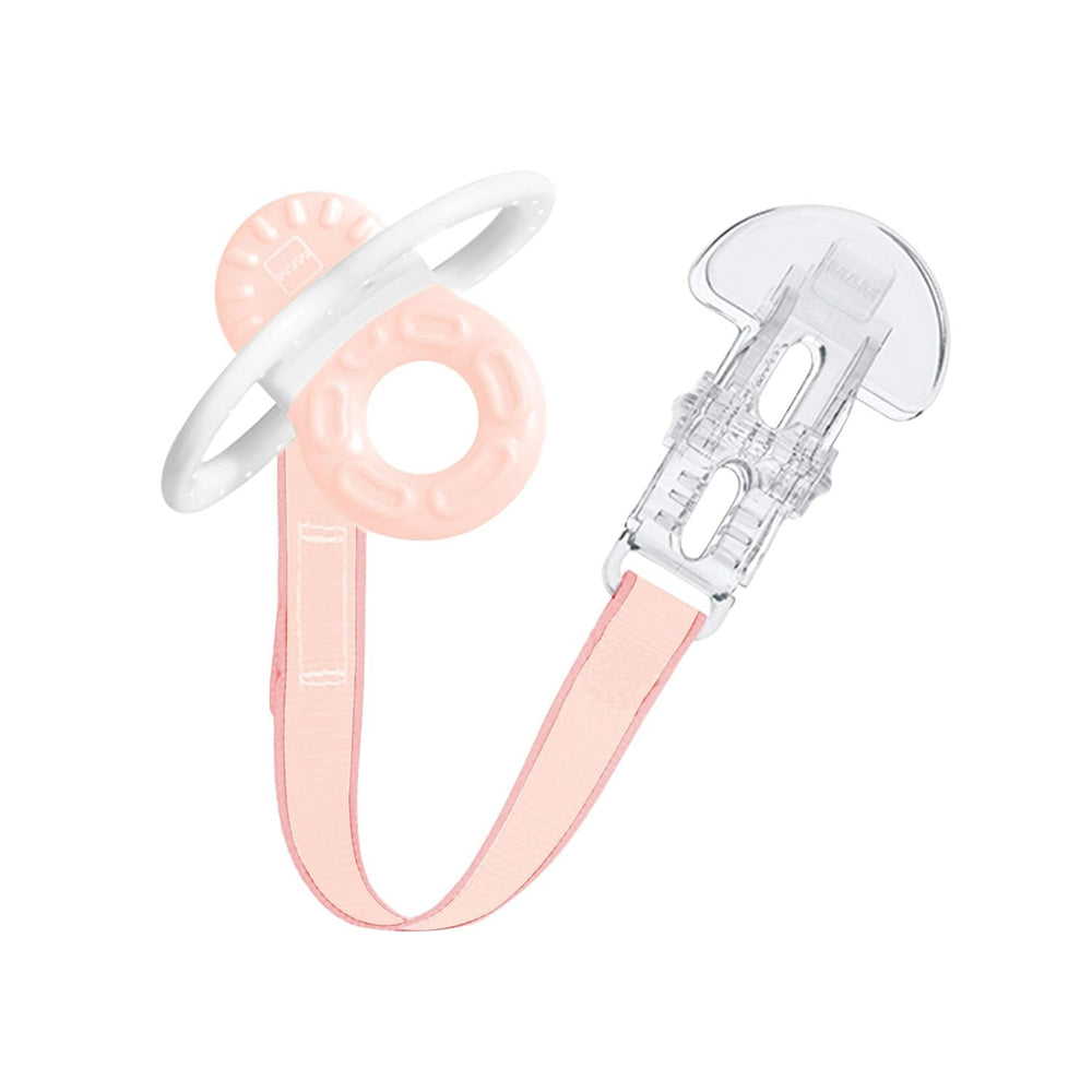 Inel de dentiție MAM, de la 2 luni, ușurare imediată pentru erupția dentară ulterioară, extra ușor și ușor de prins și ținut în mână, include cataramă, ușor de curățat, neutru, 1 bucată