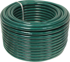 Furtun de grădină Faithfull 50 m (164 ft) ranforsat, diametru 12,7 mm (1/2 inch) – țeavă rezistentă din PVC, verde