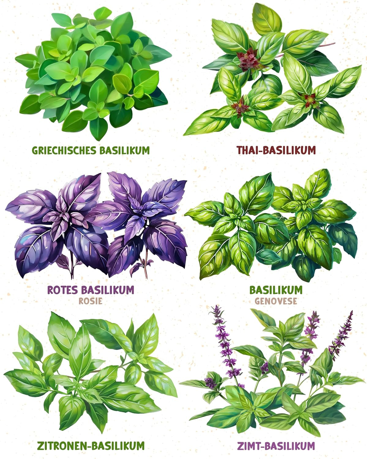 Bio bazsalikommagok 6-6 db-os készletben a könnyű termesztéshez kertben, erkélyen vagy emelt ágyásban - Vetőmagok - Palánták