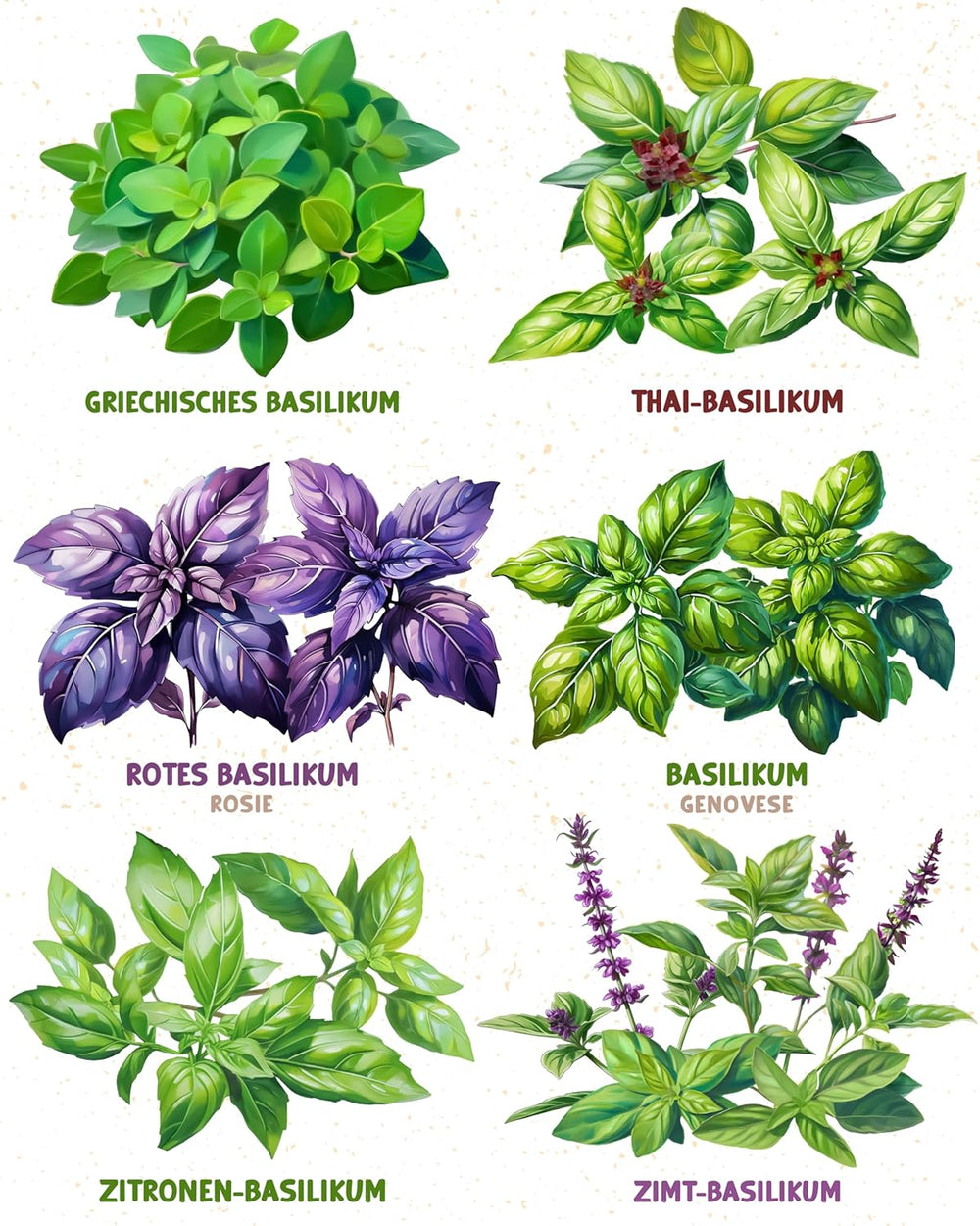 Bio bazsalikommagok 6-6 db-os készletben a könnyű termesztéshez kertben, erkélyen vagy emelt ágyásban - Vetőmagok - Palánták