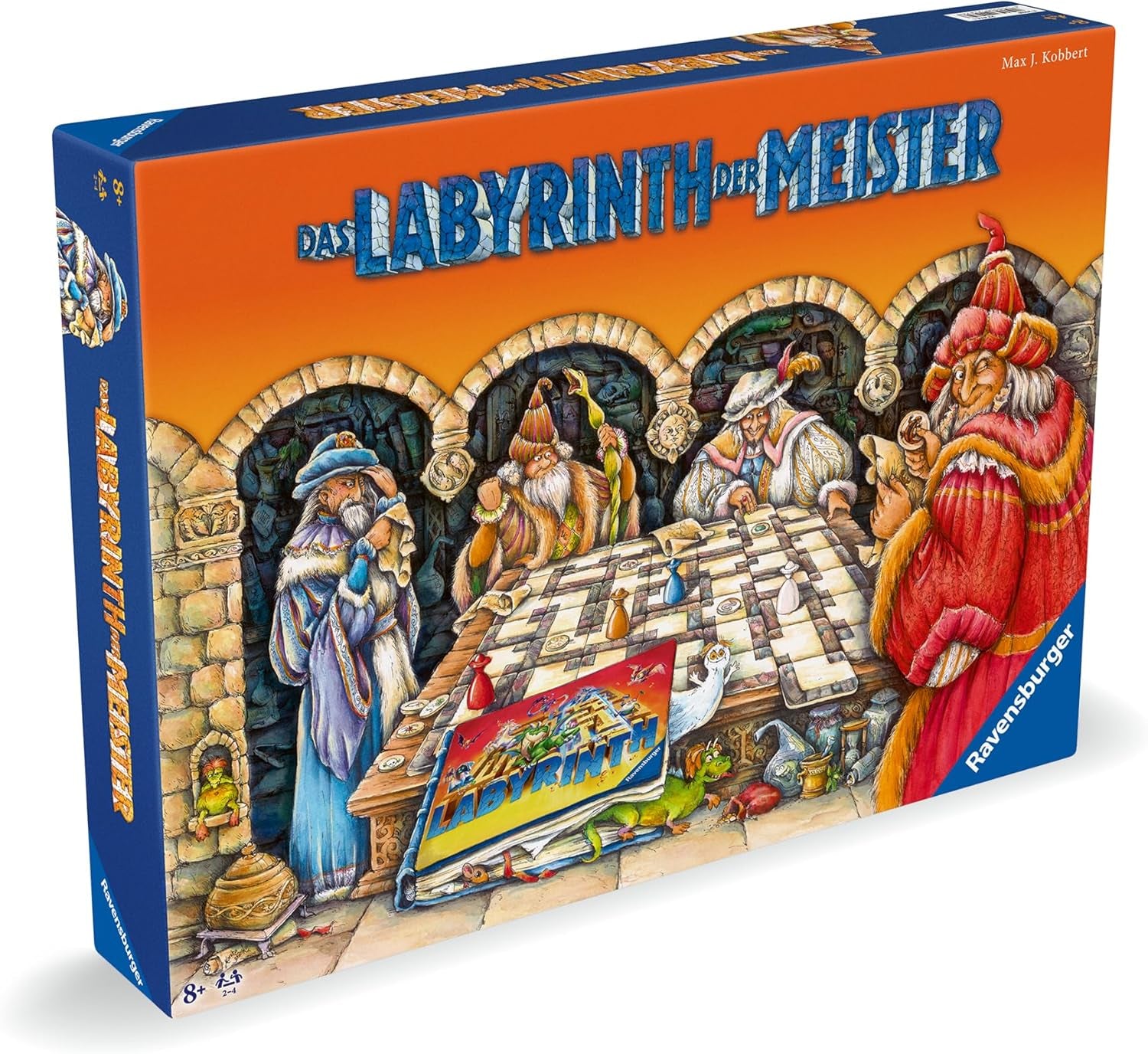 Ravensburger 22474 Maze Masters – Az őrült labirintus mesterváltozata 2-4 játékos számára 9 éves kortól