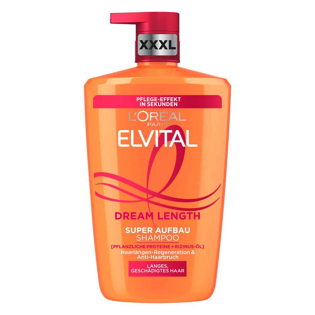 L'Oréal Paris Elvital Dream Length Super Building sampon álmodozó hosszú hajra Zuhanyzó és fürdő L'Oréal 1 liter Dream Length