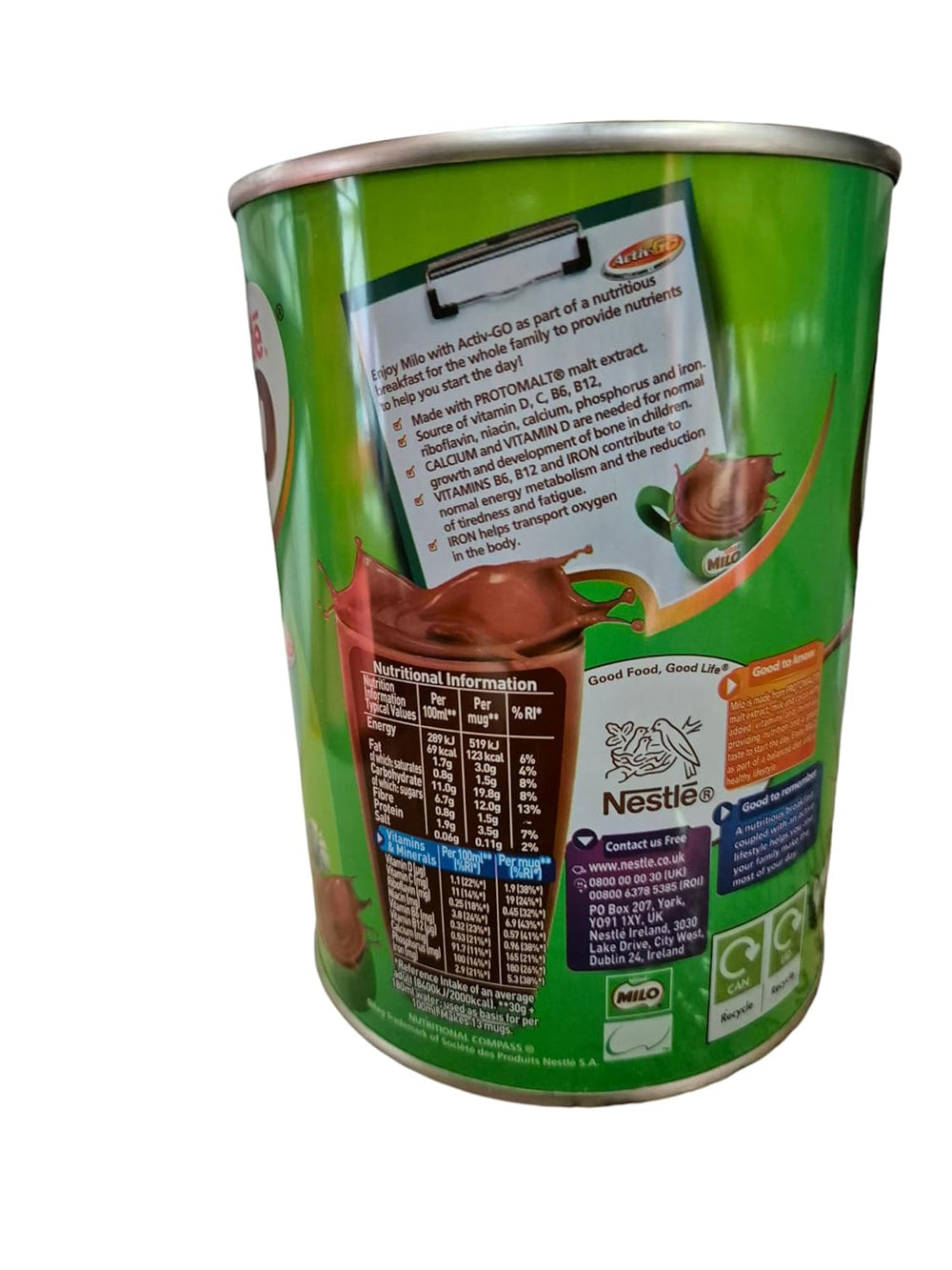 -Szett: MILO - Instant Kakao Drink 400g + NIDO - Tejpor 400g