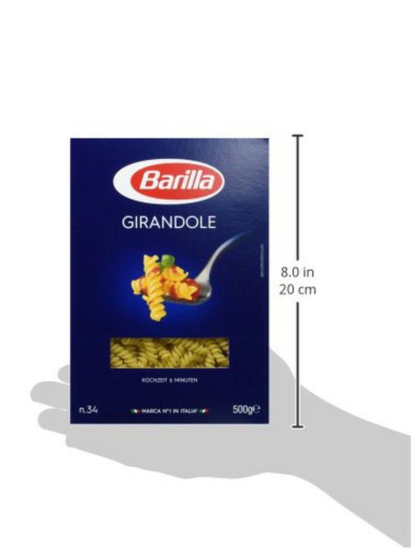 Pasta Barilla Classic Girandole sz. 34, kiváló minőségű durumbúzából készült, mindig al dente (1 x 500g)