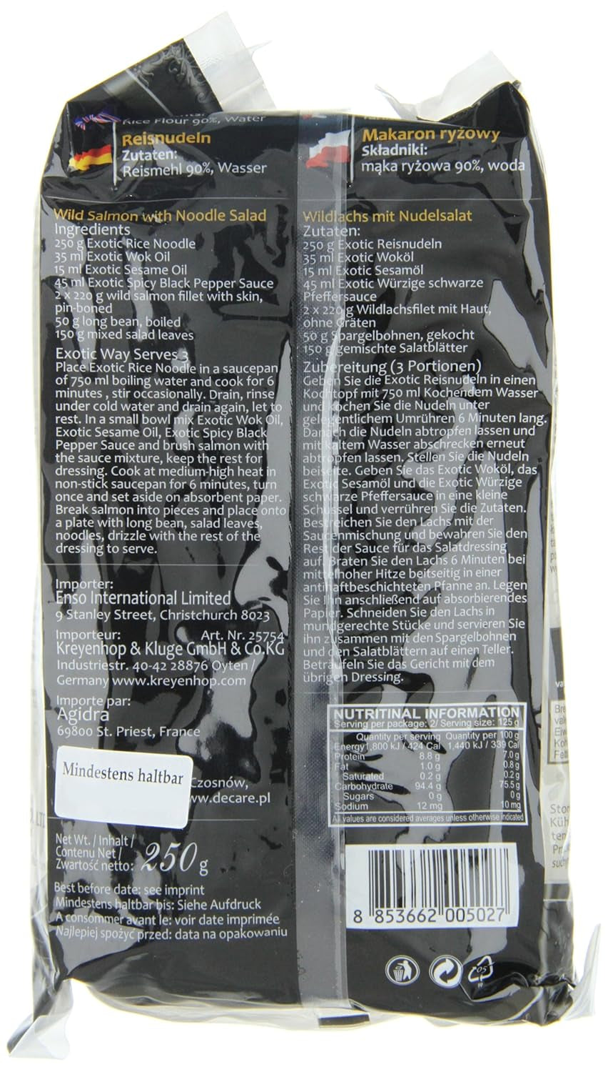 3 mm-es rizstészta 12 db-os csomag (12 x 250 g)