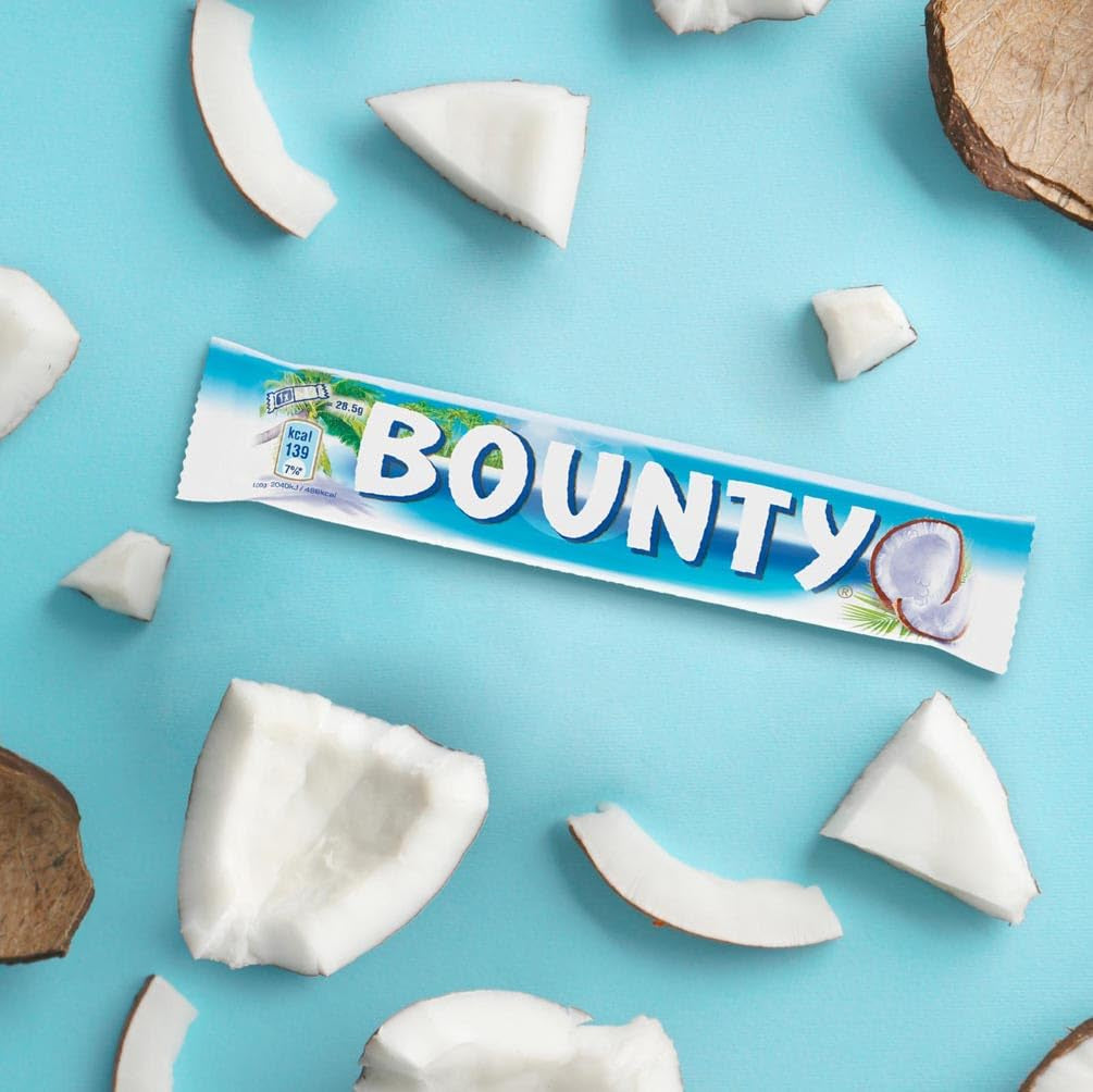 Bounty csokoládészeletek kókuszos csokoládé ízű 24 szelet egy csomagban (24 x 57 g)