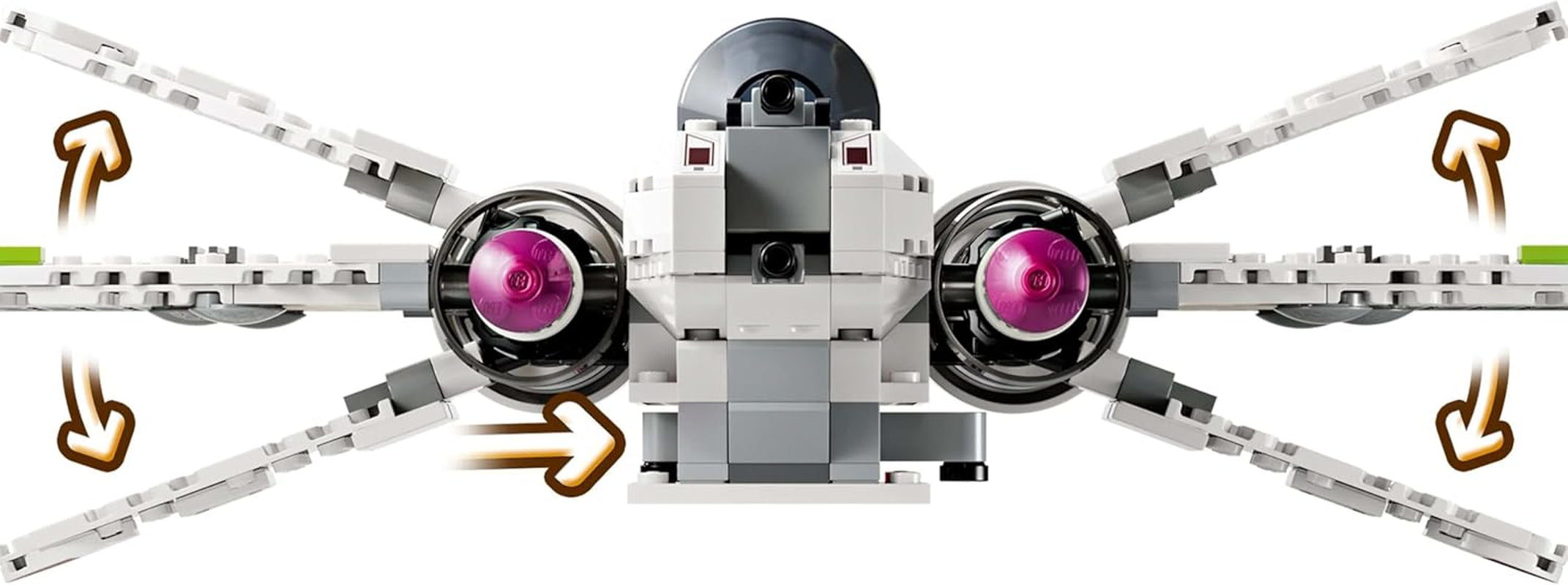 LEGO Star Wars 75402 ARC-170 Starfighter játék 4 minifigurával, beleértve a klónpilótát és az R4-P44 droidot, gyűjtői tárgyat, ajándékot a Sith-rajongók bosszújához, valamint 9 évesnél idősebb fiúk és lányok építőkészletei Beuche den LEGO-Store