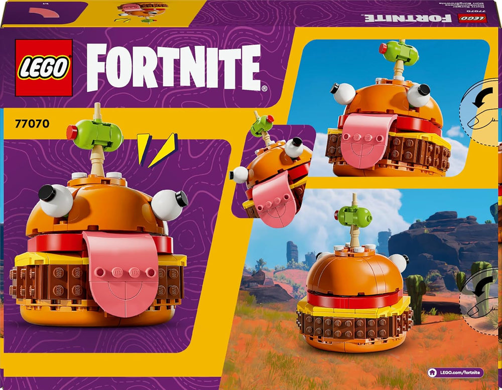 LEGO Fortnite Durrr Burger, Videojáték-építőkészlet 9+ játékosoknak, Kijelző modell, Gyűjthető figura, Ajándék gyerekeknek, tiniknek és felnőtteknek, 77070 gyűjtői cikk építőkészletek Besuche den LEGO-Store