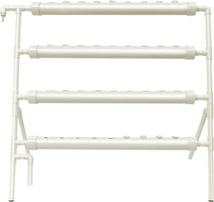 Hidroponikus rendszer, torony hidroponikus termesztőkészlet, 4 szintes ültetőállvány 36 ültetőlyukkal, talajmentes növénytermesztő rendszerek kertekhez, irodákhoz és egyéb bel- és kültéri helyekhez