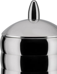 Alessi Kalistò 2 CB02 - Borcan de bucătărie din oțel inoxidabil 18/10 cu buton din aluminiu, 114 cl, argintiu Cutii depozitare alimente Naty Shop
