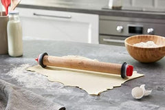 67142 Teigroller Buchenholz 34 cm Weinring, Holz, Barna, 42 x 6 x 6 cm