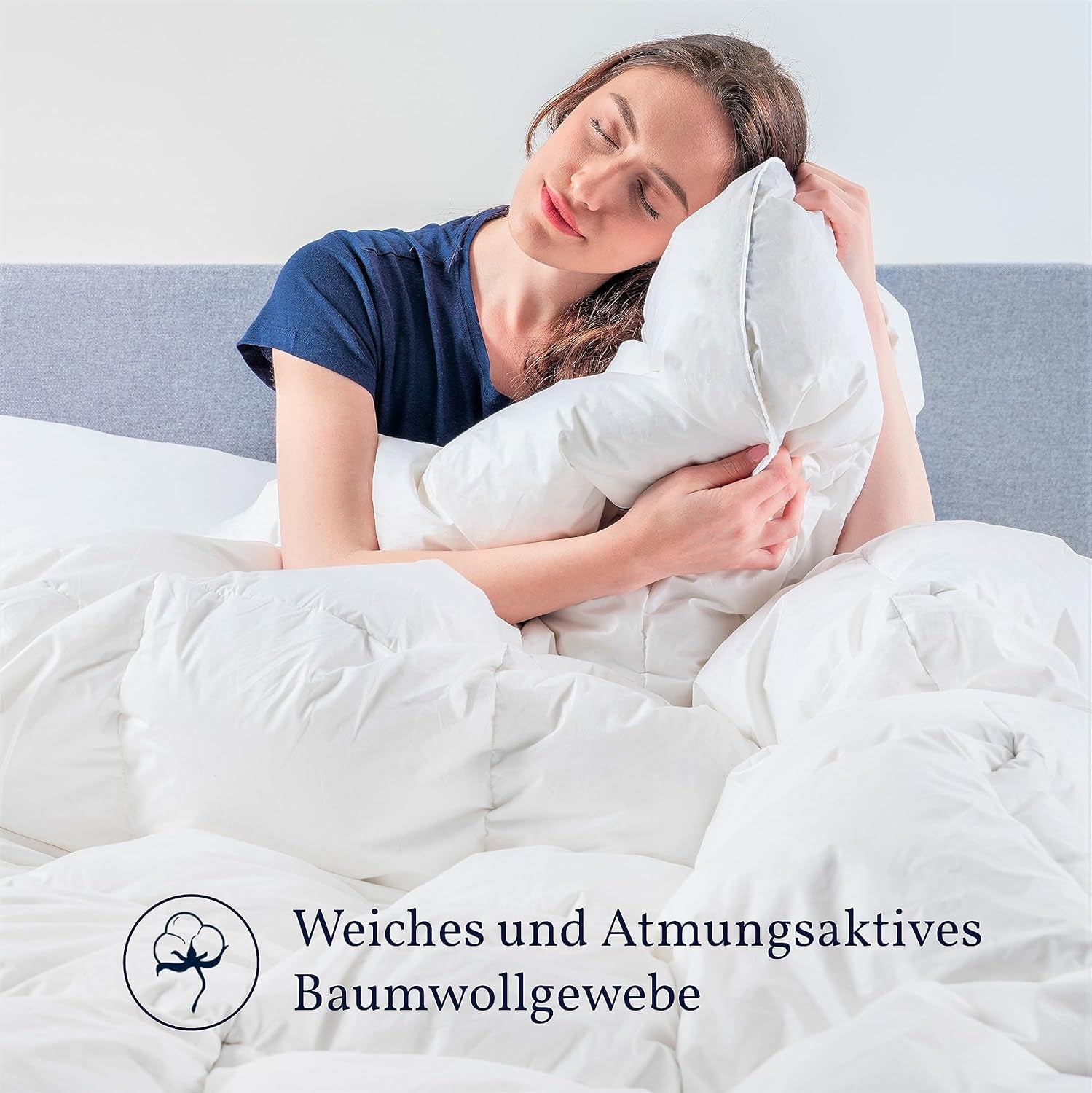 Nordic Paradise - Kényelmes paplan - 50% német kacsatoll - Meleg téli paplan - 200X200 Cm Paplanok és paplanok Naty Shop