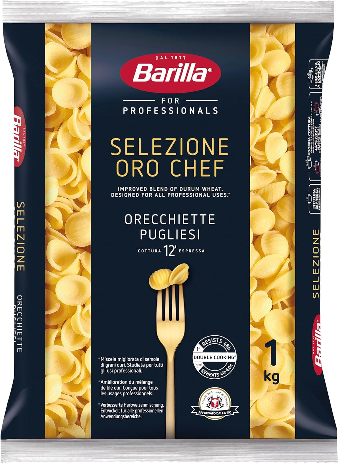 Barilla Selezione Oro Chef Orecchiette Pugliesi, 9 db-os csomag (9 x 1 kg)
