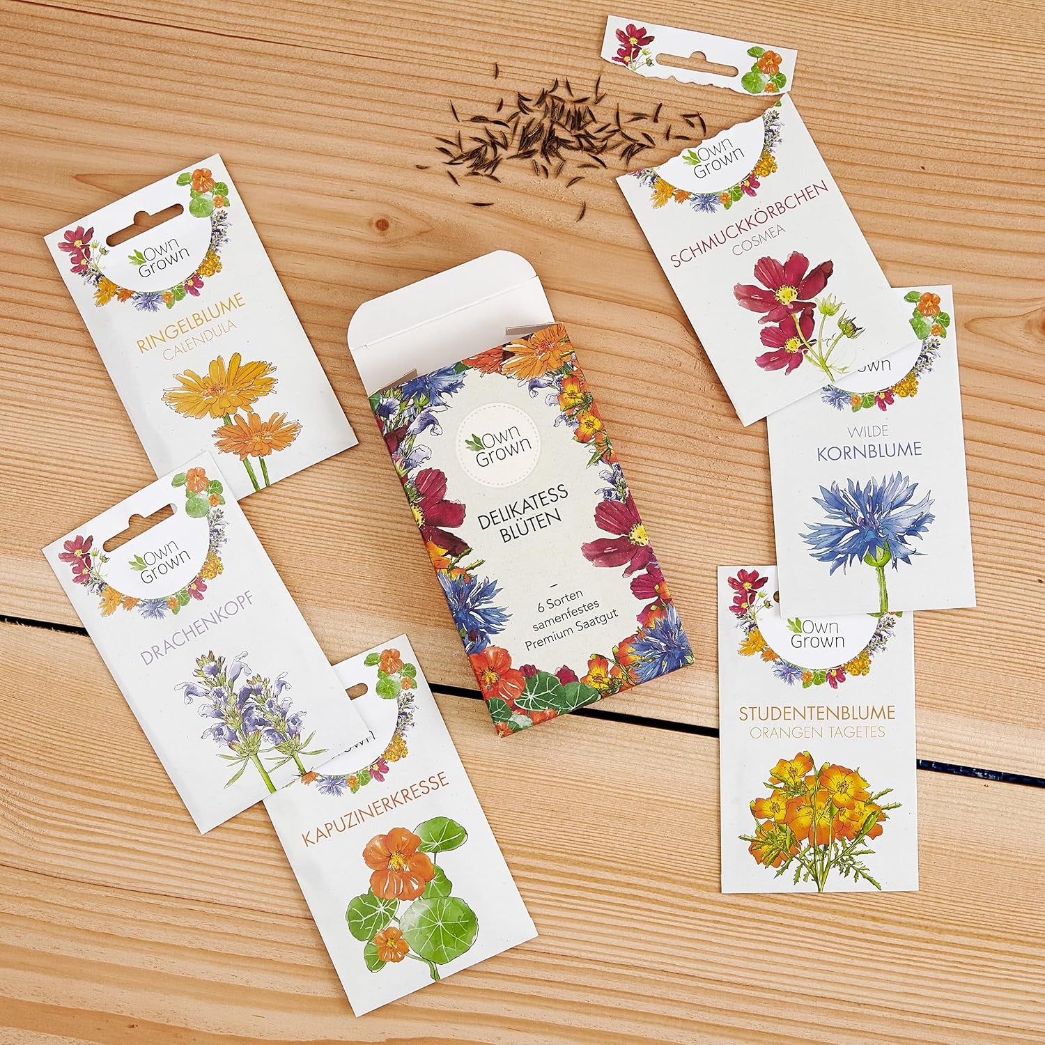 Cosmos magok (foltos): Prémium Cosmos magok 100 virágzó Cosmos növényhez – Ehető virágmagok – Színes virágmagok – Vadvirágmagok a saját termesztéstől