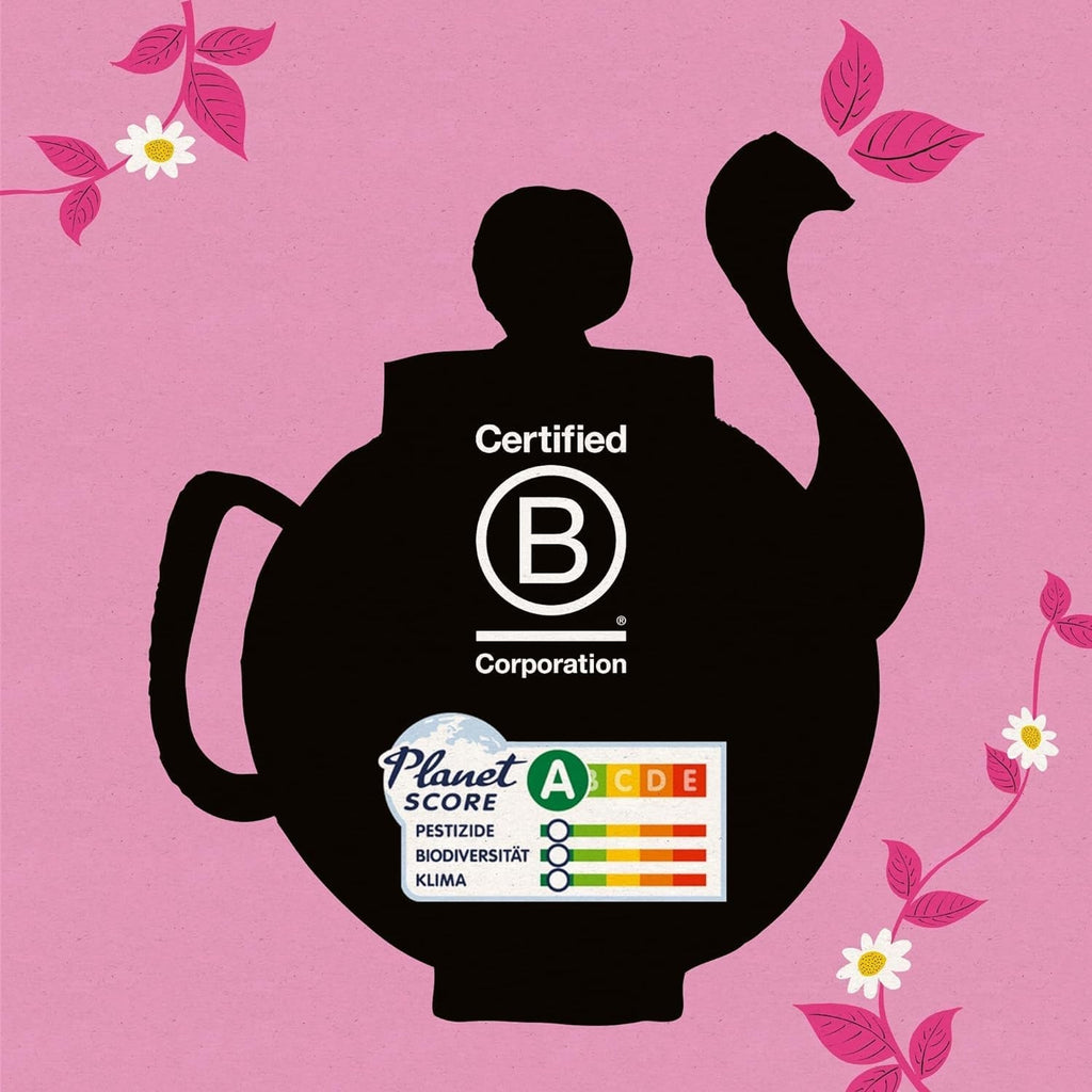 4Er Pack CUPPER Ceai de fructe bio „Cranberry &amp; Raspberry Infusion”, 4X20 pliculețe de ceai nealbe, ecologic, comerț echitabil