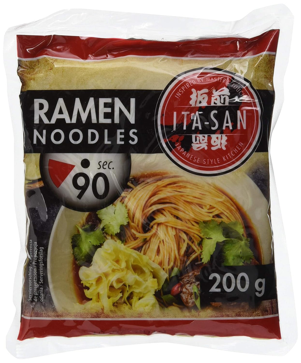 ITA-SAN Ramen tészta, gyorsan és egyszerűen elkészíthető, 30 x 200 g