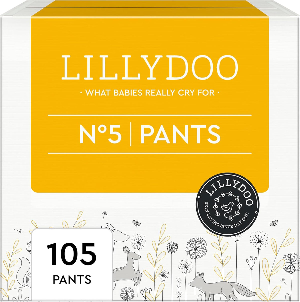 LILLYDOO Skin Friendly Pants 5-ös méret (12-17kg) havi doboz (105 db)