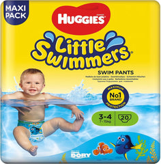 Huggies Little Swimmers úszópelenka, 3-4 méret (7-15 kg), 1 db 20 db-os csomag