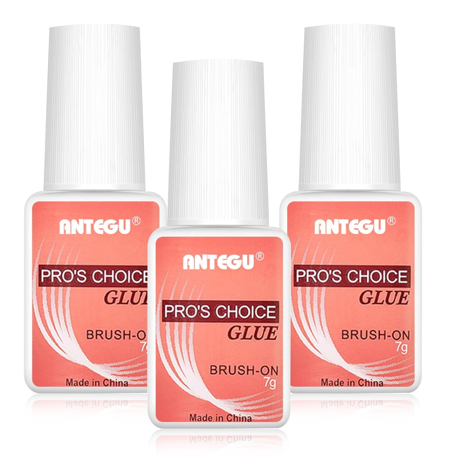 Lipici extra puternic pentru unghii – Include pensulă, 4 x 7g lipici pentru extensii de unghii, lipici acrilic pentru vârfuri și lipici artificial pentru unghii