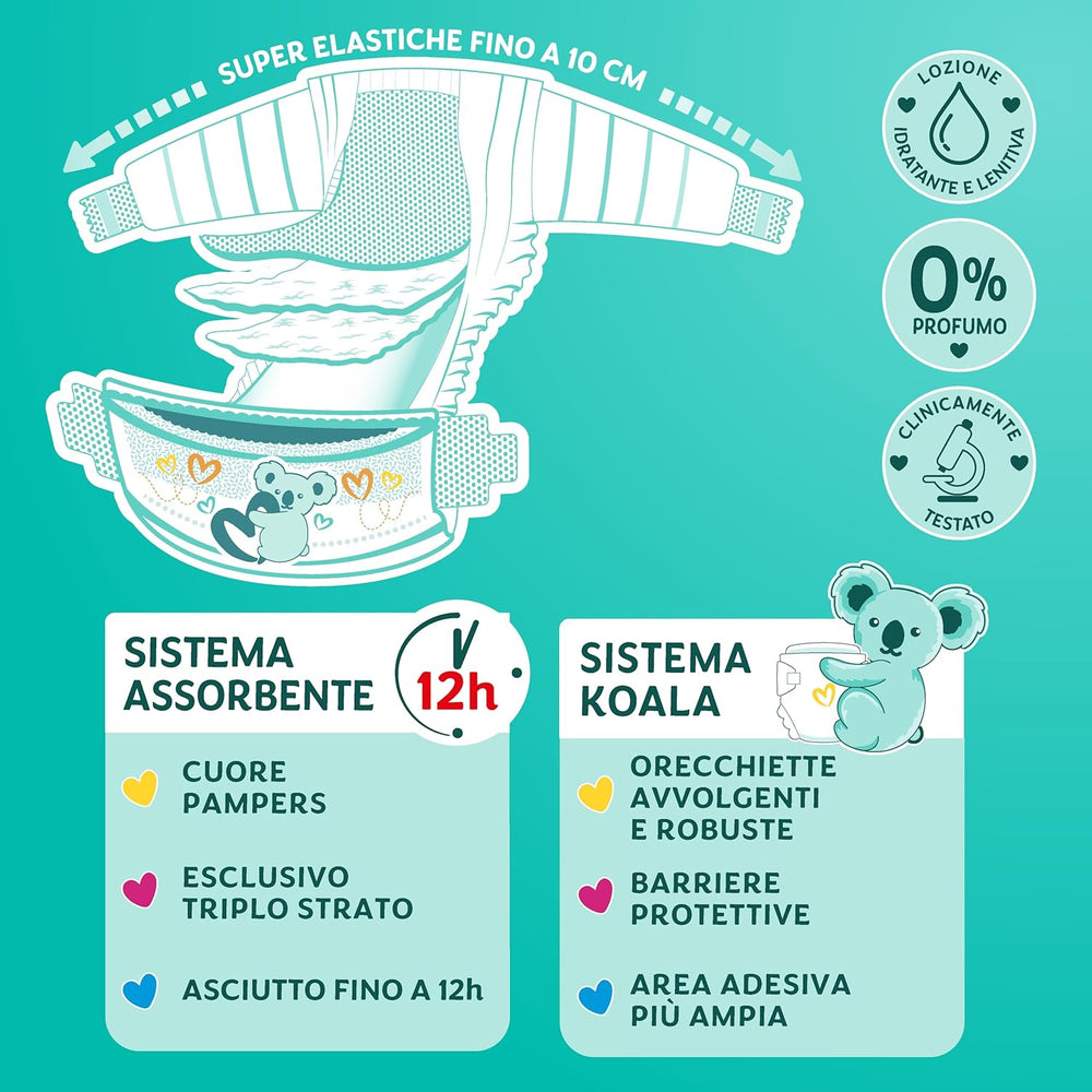 Pampers Baby Dry Maxi Size 4 (7-18kg), 200 pelenka + 500 ingyenes extra ölelkezési pont