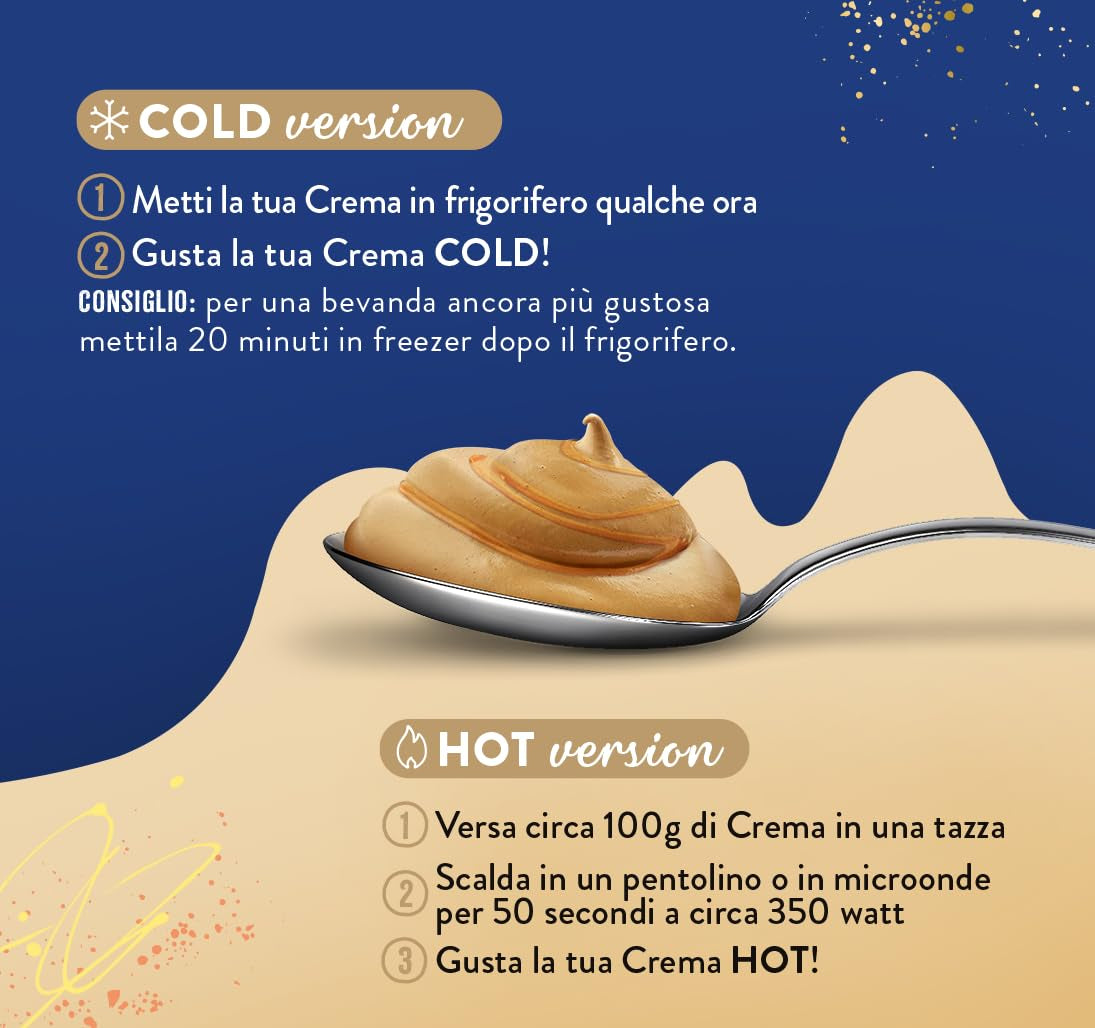 Caffè Borbone Baileys Kaffeecreme - Creme auf Milchbasis mit laktosefreiem, löslichem Kaffee, mit Baileys - laktose- und glutenfrei - 550-Gramm-Kartonpackung