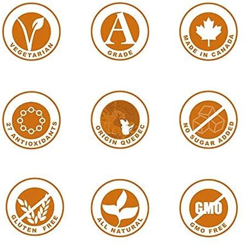 Maplefarm - Pure Canadian Organic Dark juharszirup, A fokozat, sötét, erős ízű - 250 ml Édesítőszer Naty Shop