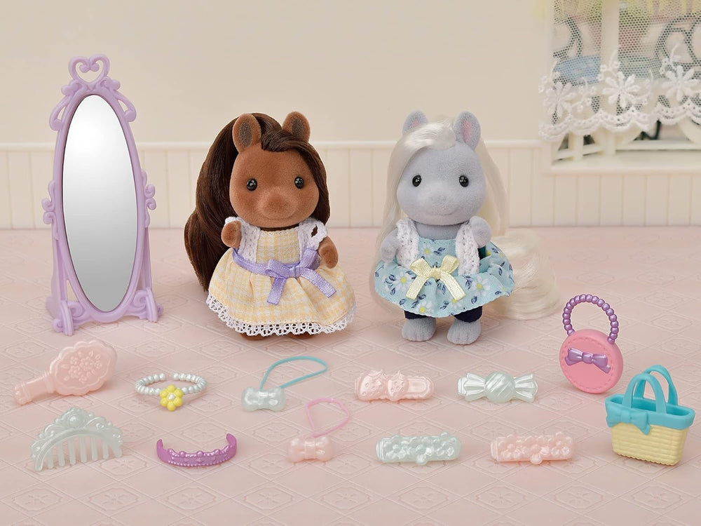 Sylvanian Families 5650 Süße Pony Freunde - Figuren für Puppenhaus