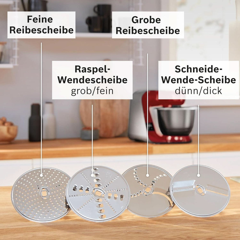 Konyhai robotgép Bosch Series 4 MUM5X720, integrált mérleg, rozsdamentes acél tál 3,9 l, keverő 1,25 l, 1000 W Tartozékok Élelmiszer és szoptatás Bebe Naty Shop