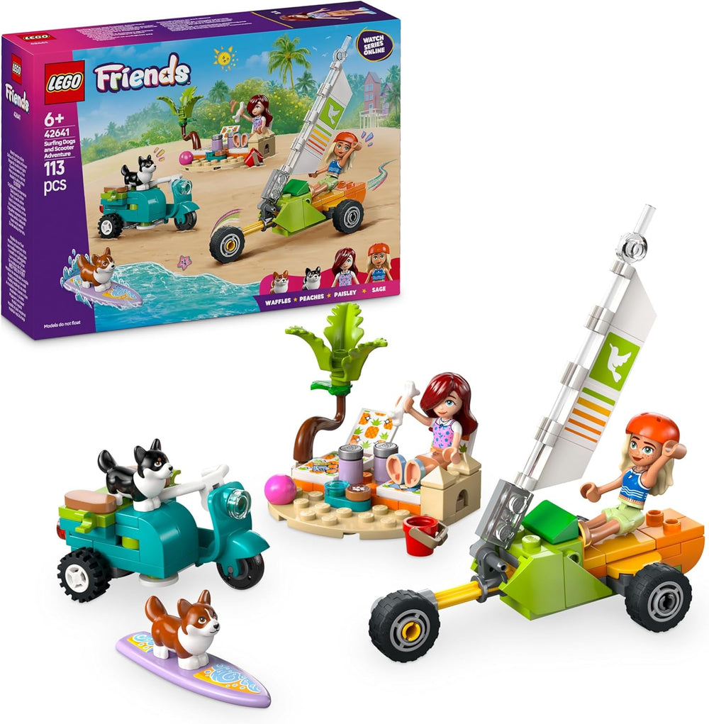 LEGO Friends Friendship Movie Night játék 6 évesnél idősebb lányoknak - beleértve 2 mini baba, egy képernyő és egy világos tégla projektor - Kreatív építőkészlet - 42642